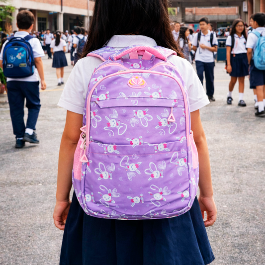 Morral Escolar Conejitos Bolso MANA-0053