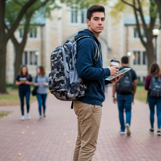 Morral Bolso Escolar Camuflado MANA-0054